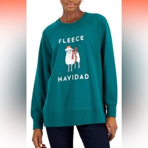 Style & Co Fleece Navidad Sweater